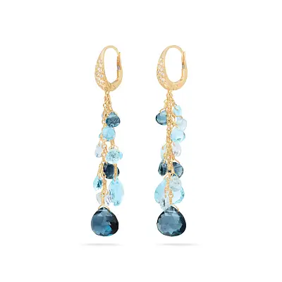 Gold Earrings Marco Bicego Paradise OB1753-MB TP01