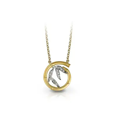 Gold Necklace Carrera y Carrera Tao Mini