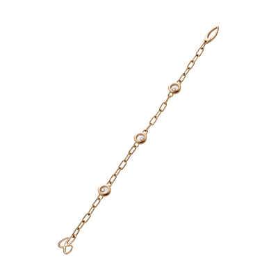 Gold Bracelet Chopard Happy Diamonds 85A117-5010