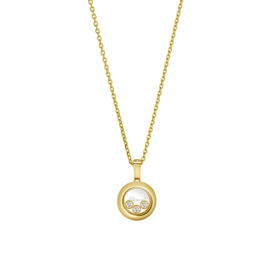 Gold Pendant Chopard Happy Diamonds 79A018-0001