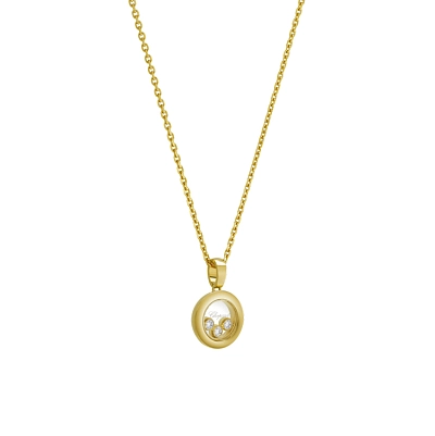 Gold Pendant Chopard Happy Diamonds 79A018-0001