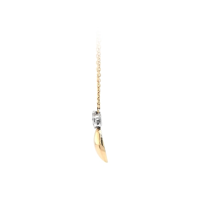 Necklace with Zirconias in Gold