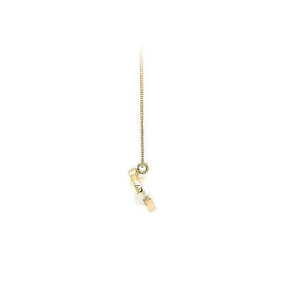 Gold Necklace with Pearl