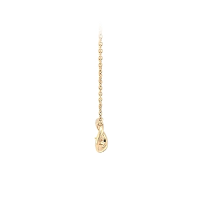 Gold Necklace with Zircon