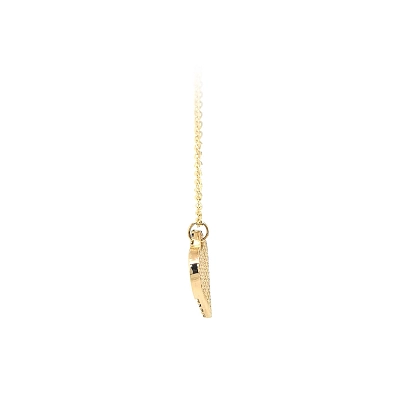 Necklace Hearts of Combination Gold