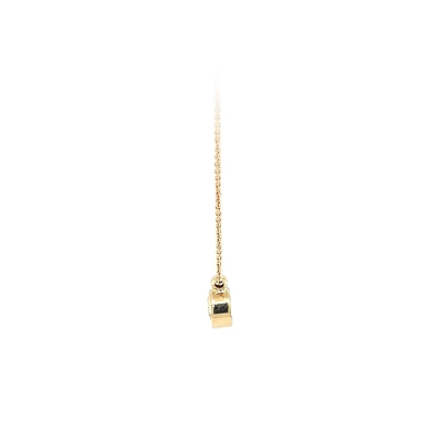 Gold Necklace with Zircon
