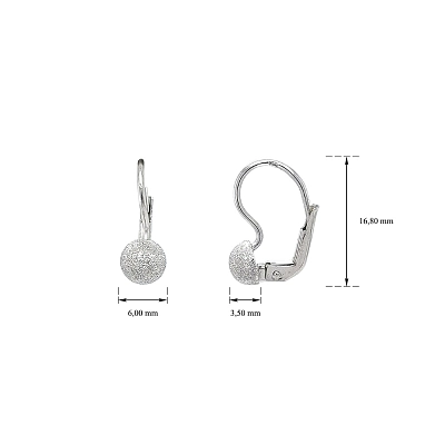 White Gold Earrings