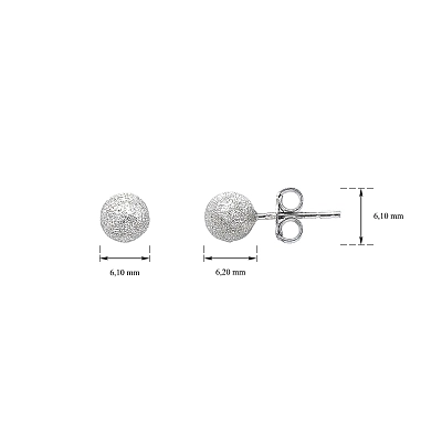 Earrings made of White Gold