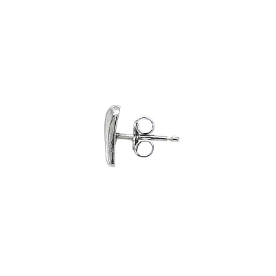 Earrings with White Gold Zircons
