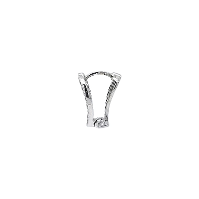 Earrings with White Gold Zircons