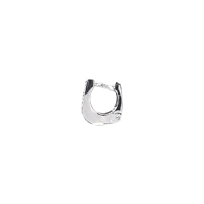 Decent White Gold Earrings with Zircons