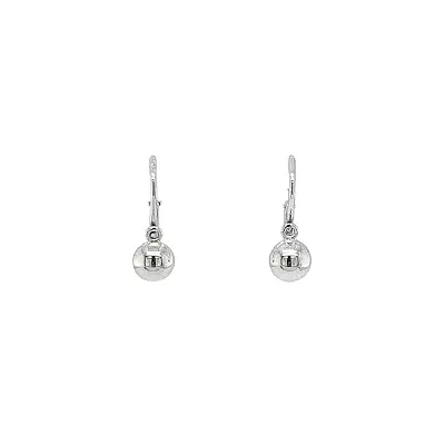 Children's White Gold Earrings