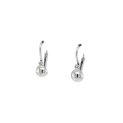 Children's White Gold Earrings