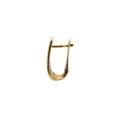 Gold Earrings with Zircons