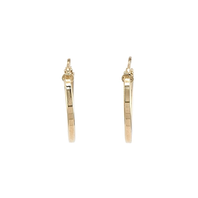 Yellow Gold Oval Earrings for Everyday Elegance