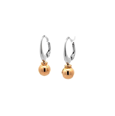 Gold dangle earrings