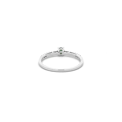 Gold Ring with Green Stone