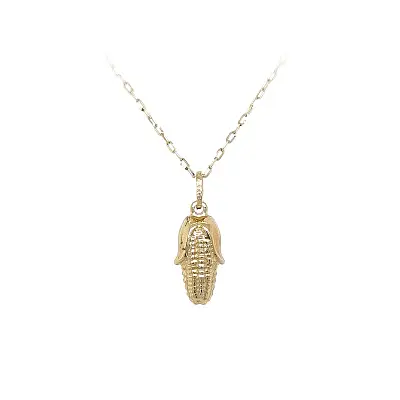 Golden Corn Ear Pendant