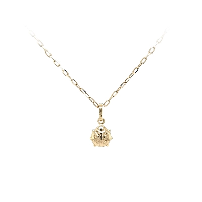 Gold Pendant Ladybug