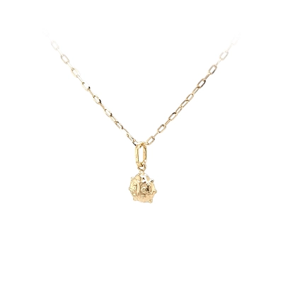 Gold Pendant Ladybug