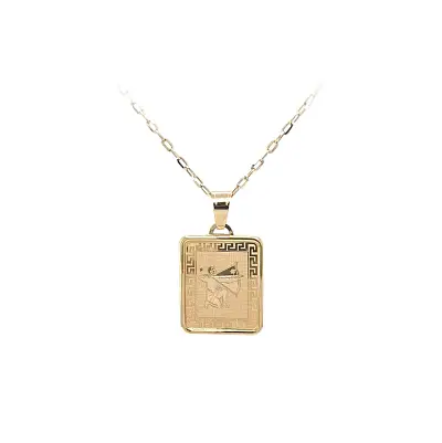 Gold Pendant Sign of the Sagittarius
