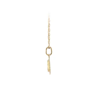 Gold Pendant of the Virgin Mary as an Eternal Symbol of Faith and Protection