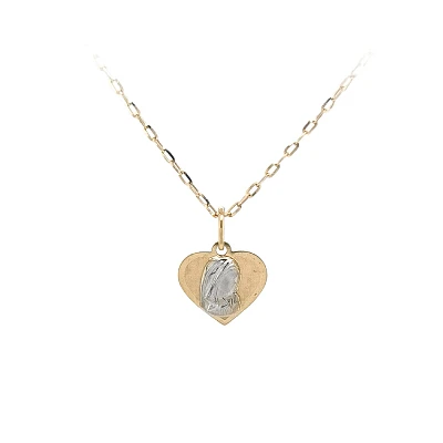 Heart of Faith - Medallion of Our Lady of Combined Gold