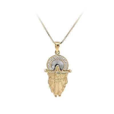 Pendant with Jesus Christ made of Combined Gold