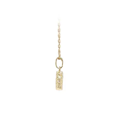 Gold Pendant with Delicate Horse Head Motif