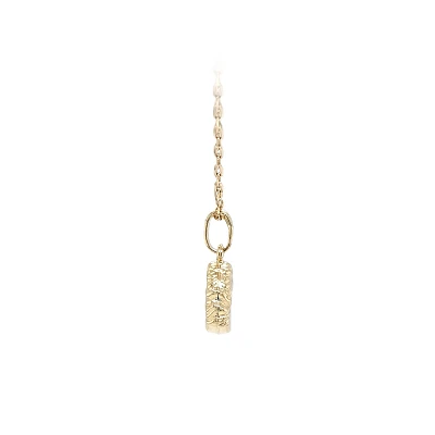 Gold Pendant with Delicate Horse Head Motif