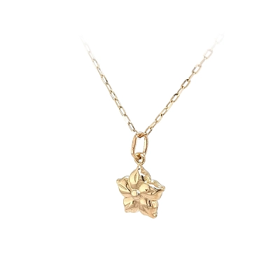 Gold Pendant Flower