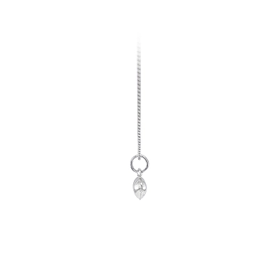 Pendant Heart of White Gold