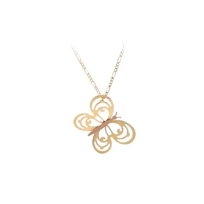 Gold Pendant Butterfly