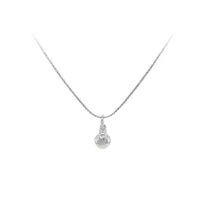 Pendant Ladybug from White Gold