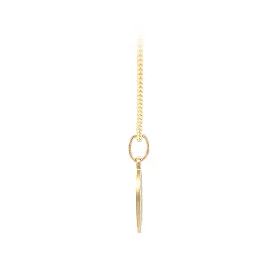 Gold Pendant Madonna Virgin Mary