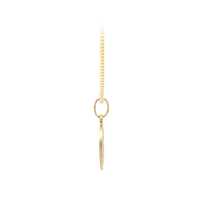 Gold Pendant Madonna Virgin Mary