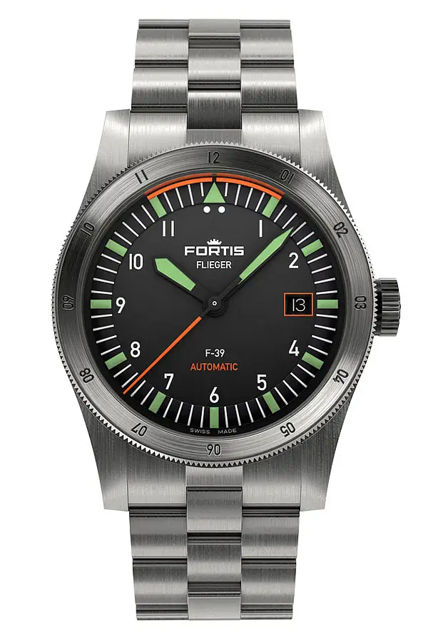 Forits Flieger F-39 Automtic on Block Bracelet F4220005