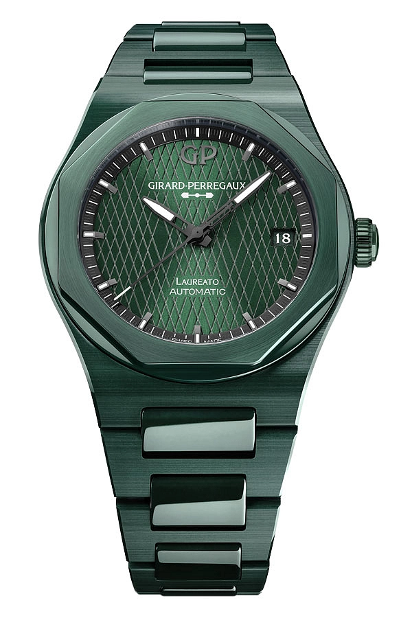 Girard-Perregaux Laureato 42mm Green Ceramic Aston Martin Edition