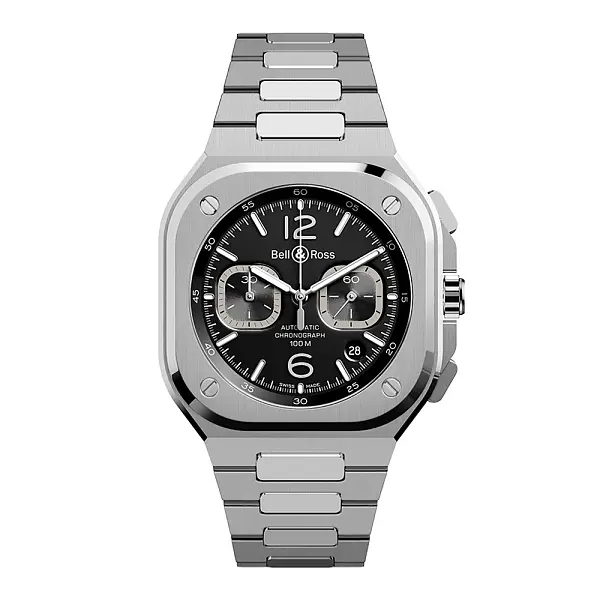 Bell & Ross BR 05 Chrono Black Steel BR05C-BL-ST/SST