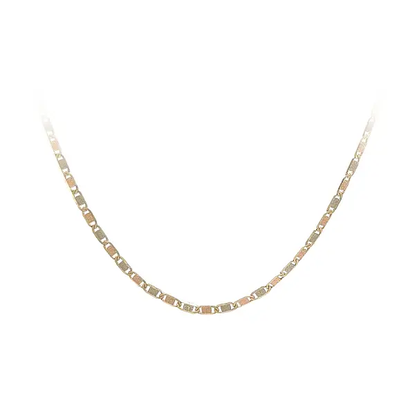 Two-Tone Razor Link Chain