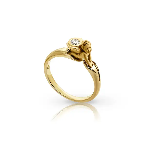 Gold Ring Carrera y Carrera My Angel
