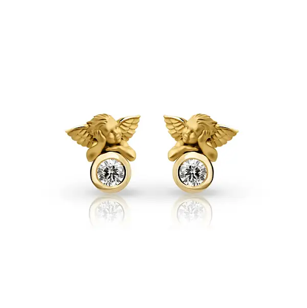 Gold Earrings Carrera y Carrera My Angel