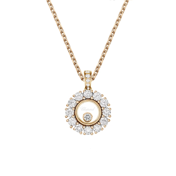Gold Pendant Chopard Happy Diamonds 79A609-5001