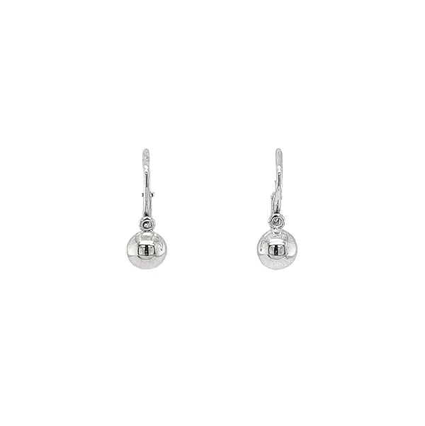 Children's White Gold Earrings