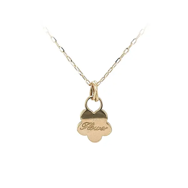 Timeless Pendant with Flower Motif