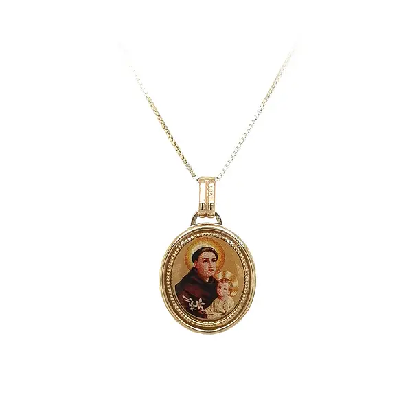 Gold Pendant Medonka St. Anthony