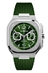Bell & Ross BR 05 Chrono Green Steel BR05C-GN-ST/SRB