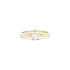 Gold Engagement Ring with Diamond