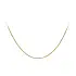Gold Snake Chain Necklace 50 cm, 0.90 mm