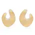 Gold Earrings Marco Bicego Lunaria Diamonds OB1912_B YW Q6